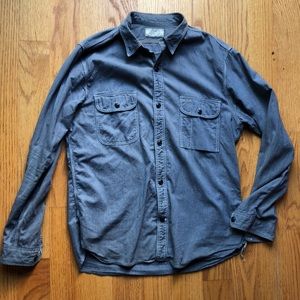 J.S. Homestead - indigo stripe Work Shirt